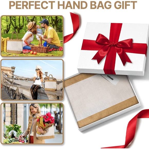 2 Hassle Fit Tote Botanical Bag Stylish Eco-Friendly Reusable Shopping Bag - Picture 5 of 7